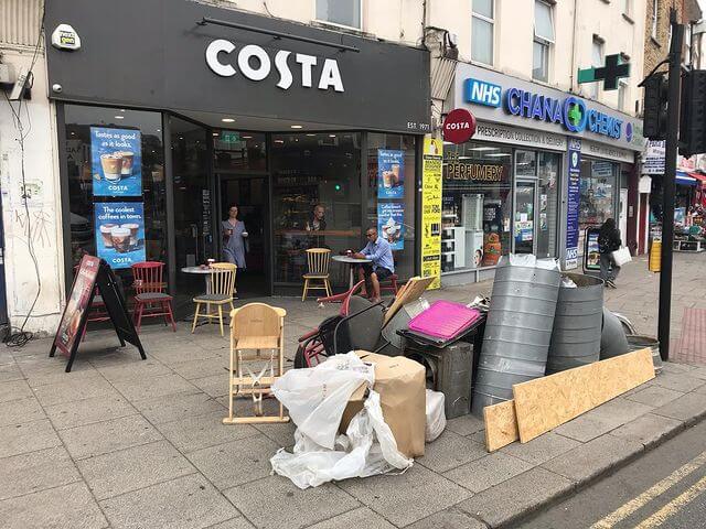 retial shop clearance london